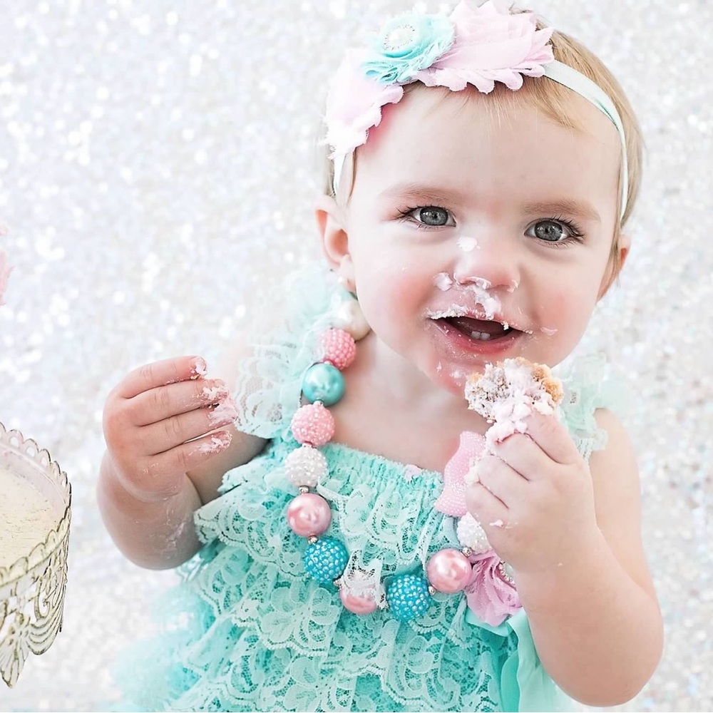 1st Birthday cake smash outfit 5piece set size m photo prop
